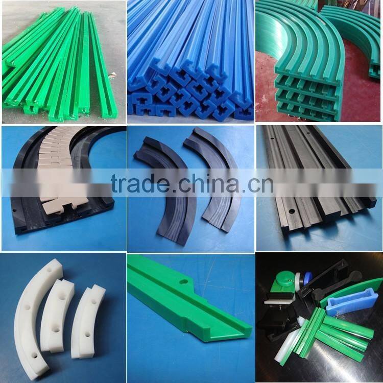 Custom making CNC machining guide rail plastic guide rail nylon guide rail