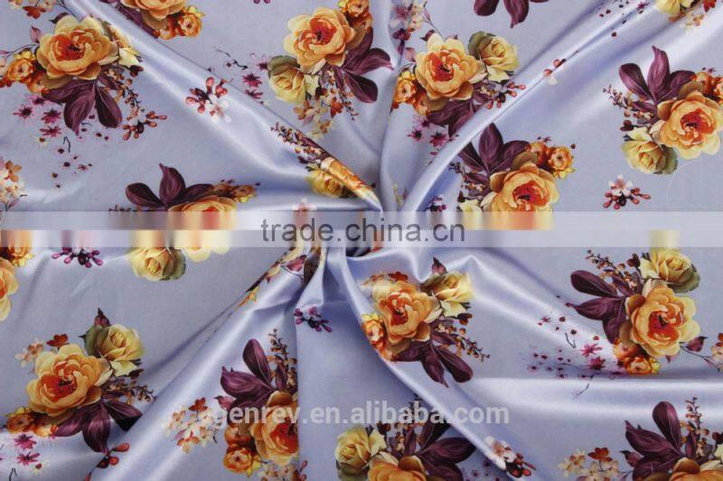 factory direct sale digital print polyester fabric polyester fabric printing polyester satin fabric