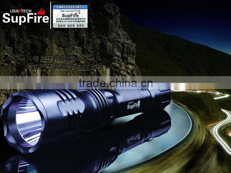 LED Flashlight Aluminum Rechargeable torch light Y3