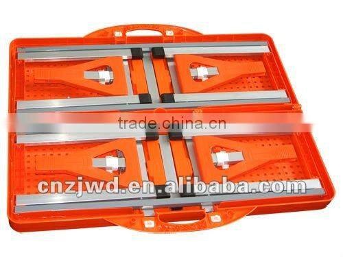 square folding plastic table and stool