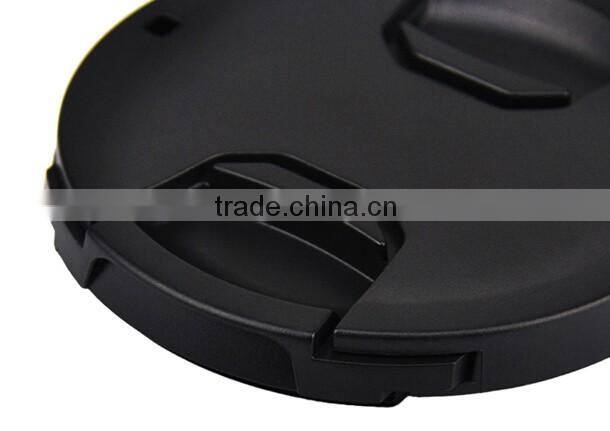 Kiwifotos Custom Lens Cap 55mm ABS Snap-on Lens Cap 55mm For Canon With lens Cap Keeper Hole