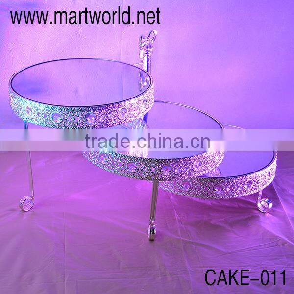 3-tiers wedding cake stand , luxurious cake stand wedding for wedding decoration(CAKE-011)
