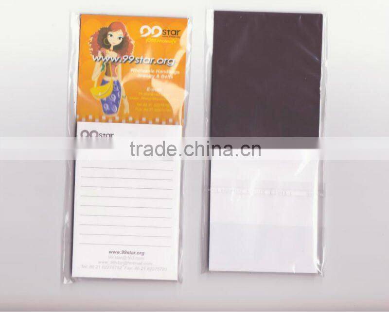 fashionable memo pad,fridge magnetic memo pad