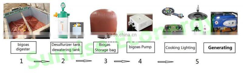 Biogas equipment's small biogas plant