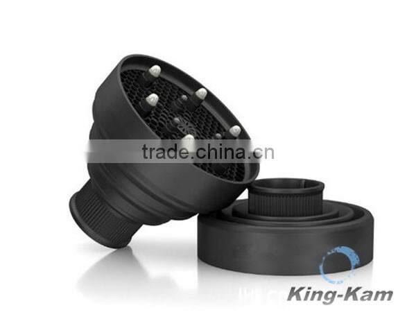 Beauty parlor hair care products green silicone rubber diffuser