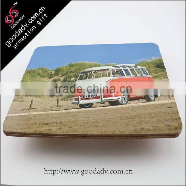 high quality&cheaper mdf funny placemat for promotional gift
