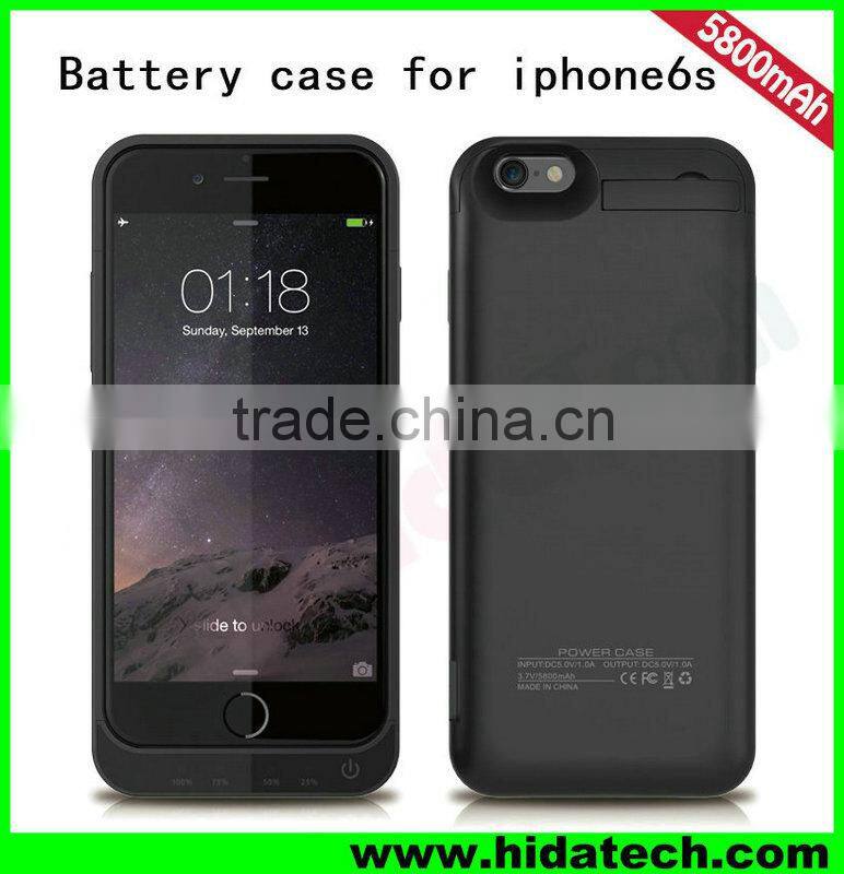 Hot Selling Power Bank Charger for iPhone 6s Battery Case for iPhone 6s for Wholesale