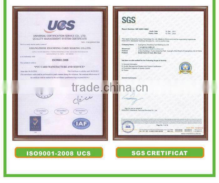 Hot sale custom design transparent plastic business cards