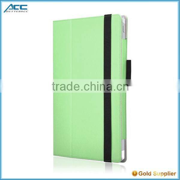 Hand strap Protective leather case for microsoft surface pro 3