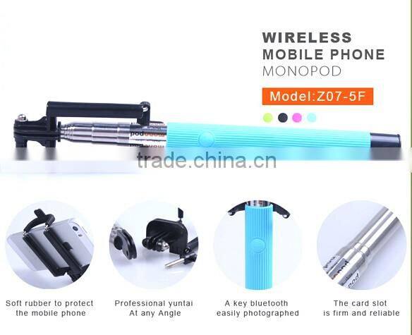 Met art china selfie stick extendable hand held monopod