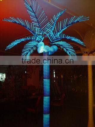 Led outdoor solar tree lights