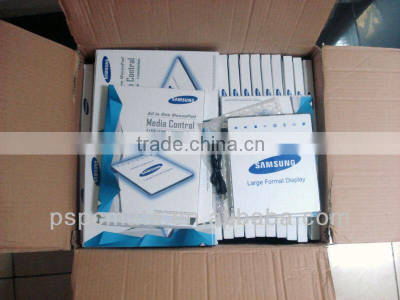 design your own mouse Multifunction webkey /weblink mouse pad with usb hub/8in1 multi-function mousepad with pre-programmed URL