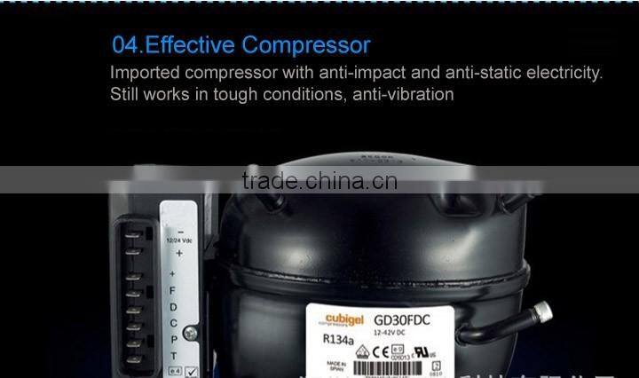 K25L 12v 24V Small Electric Refrigerator Of Practical Size