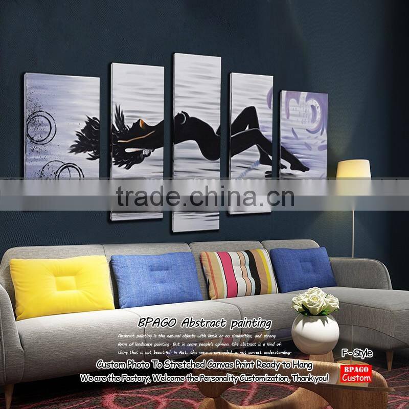 Shabby chic home decor room interior products painting nude girls