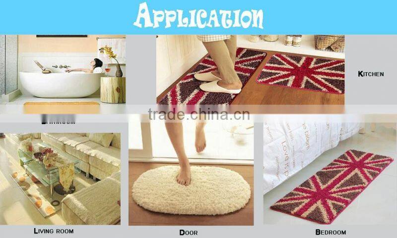 water absorb 3D Memory foam Floor Bath mat