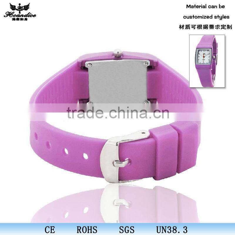 2013 colorful new fashion times square quartz watches japan movt
