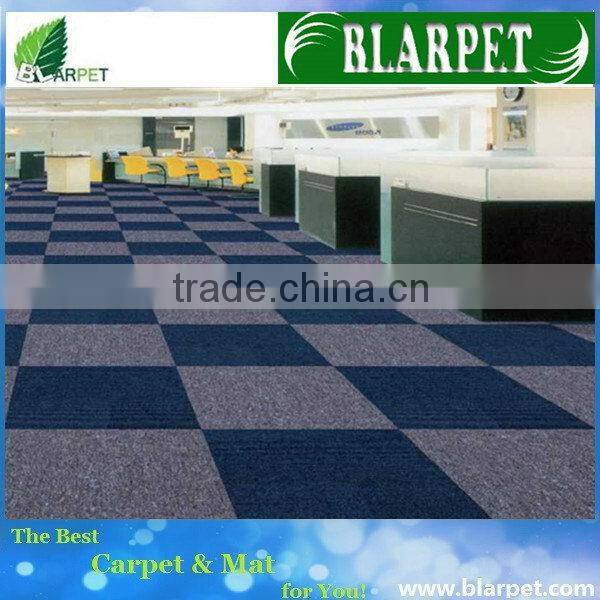 Popular low price carpet tiles blue