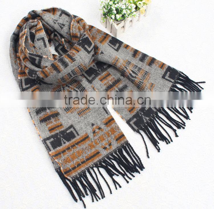 New product high quality fashion Geometric pattern scarf WJ-664
