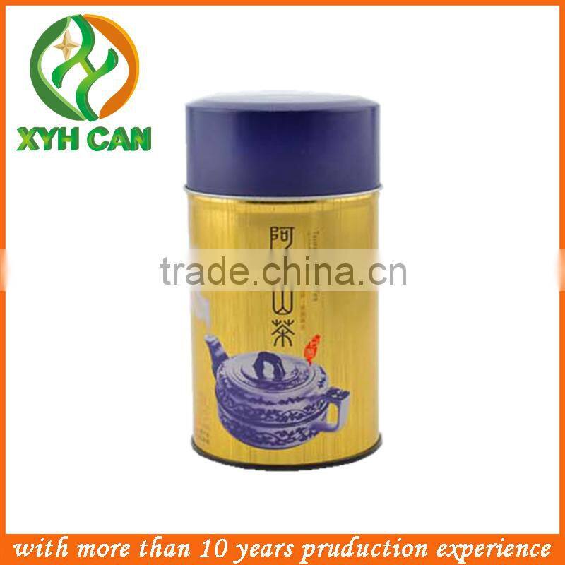 Factory direct sales 125*90*60mm tea tin box can color printing