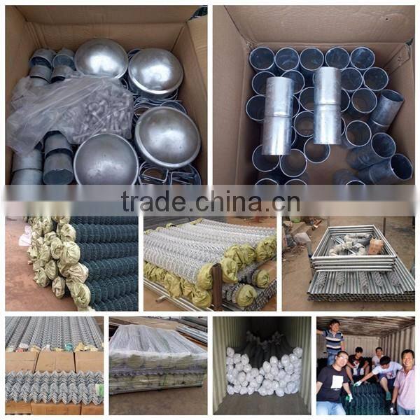 ISO9001 anping high quality hot dipped galvanized and pvc coated chain mesh fencing (Trade Assurance)