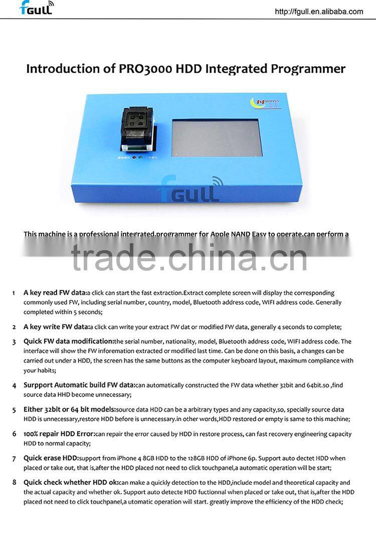 New arrival motherboard/ic repair tool for iphone serial number modify