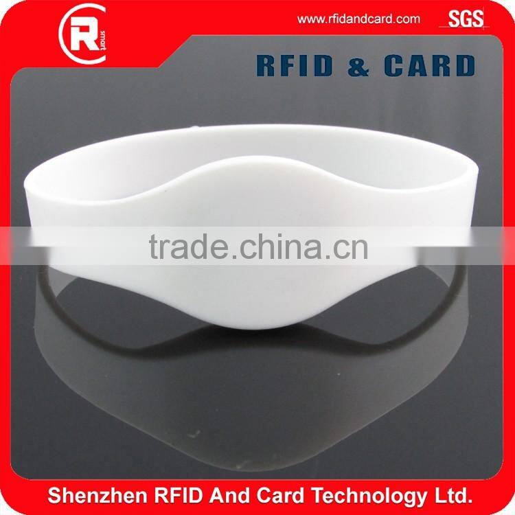 MIFARE Classic 1KRfid Silicone Wristbands/ Rfid Bracelet silk-printing/NFC wristband