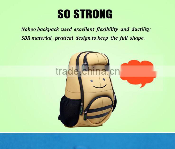 Beautiful Waterproof Lightweight kids cartoon backpacks Kindergarten Baby Girls Boys Fashion Bee Schoolbags 2016