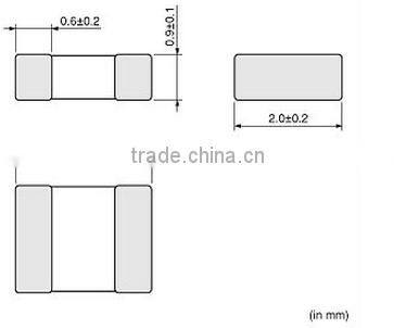 High Current 100uh SMD Chip Power Inductor LQM2HPN1R0MG0L