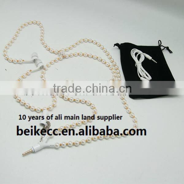 Uneed african beaded necklace for wedding,nigeria bead headphone