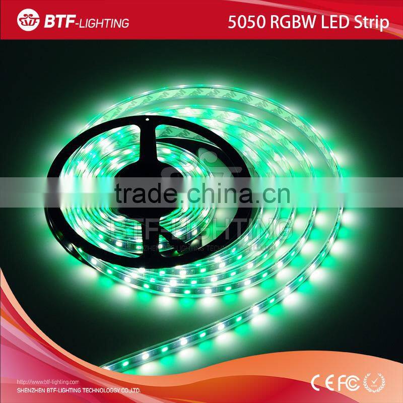5m 5050 RGBW led strip 60leds/m RGB+Cold White led strip Tube-Waterproof IP67 DC12V SMD 5050 Mixed RGB color