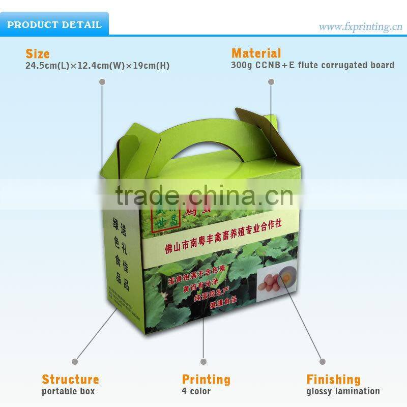 2015 High Quality Folding 5-ply Corrugated Vegetable Carton Box