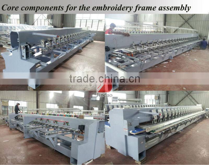 High speed computer sequin embroidery machine of 24 heads