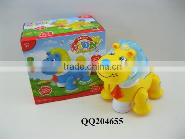 Baby bump & go b/o cartoon horse with light & music