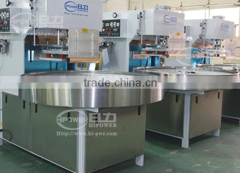 Rotating talbe High frequency welding&cutting machine