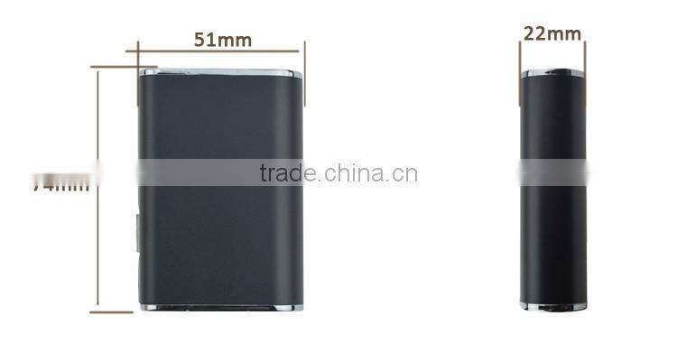 2016 best ultra-thin metal power bank with led lights flashlights portable pocket rohs power bank 5600mah