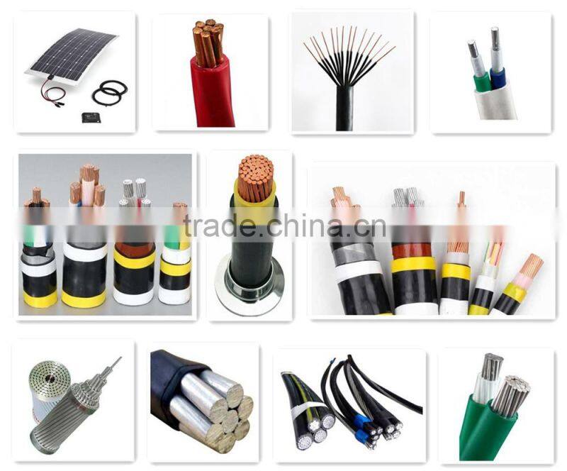 0.6/1kv PVC Insulated Thin Round Steel Wire Armored PE Sheath Power Cable