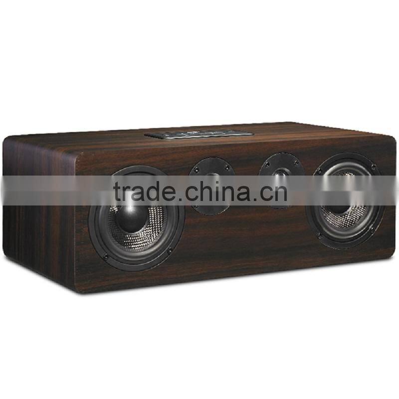 Factory supply high quality wood wifi music box with DLNA Airplay pushing via Android ios app