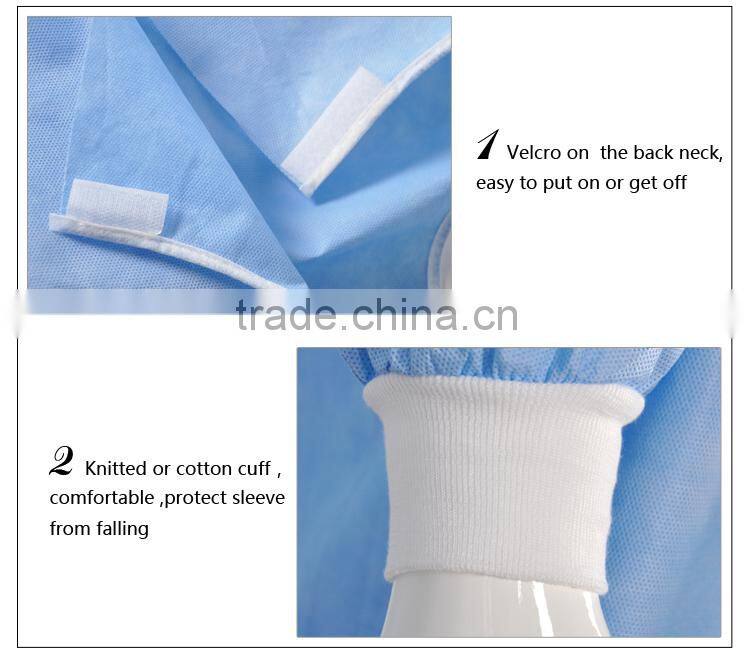 2014 Available Disposable Anti-dust Doctor Surgical Robe