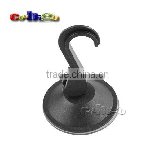 73*54mm Black Plastic Suction Cup Holder Kitchen Bathroom Bedroom Wall Hanger Holder #FLC211-B