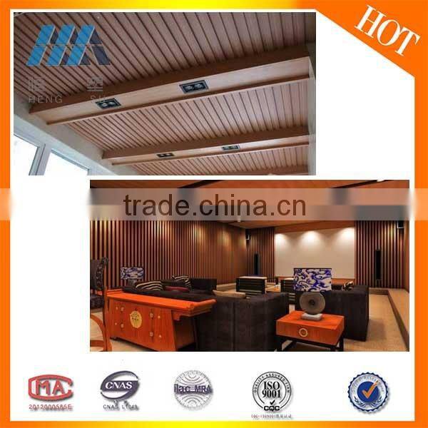 20 Year Guarantee Exterior WPC Suspended Timber Ceiling