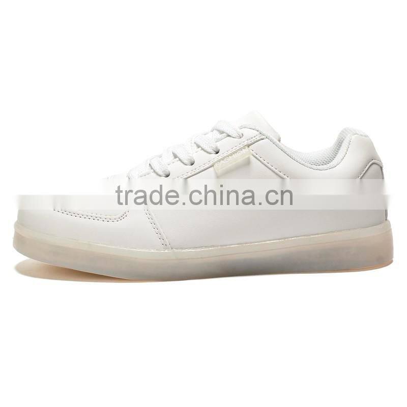 2016 Unisex Women Men Kids USB Charging light Flashing Sneakers LED Shoes