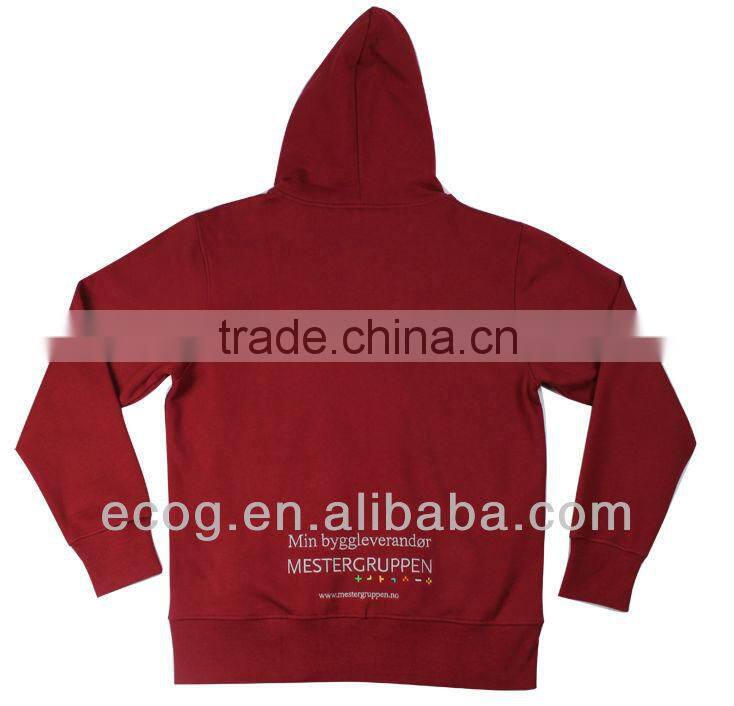 65% cotton 35% polyester outdoor Hooded jacket with customized logo. 2015 NEW!