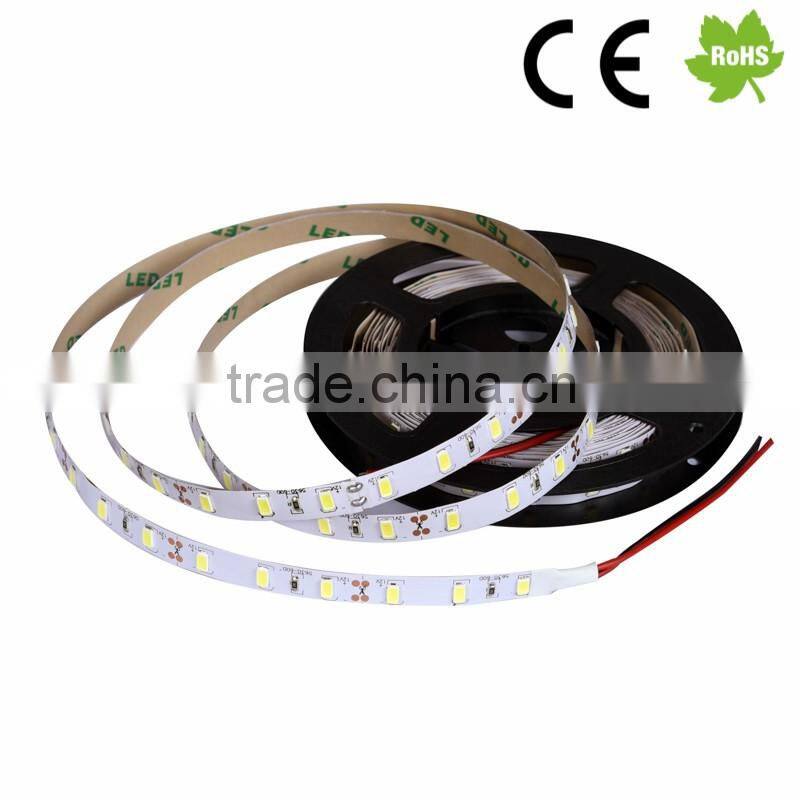 2016 new flexible led strip light 5630 60leds/m Sanan chip,Super Flux,Pure White led strip