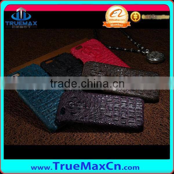 New Fashionable Phone Case For Iphone 6 ,High-end Fashionable Phone Case for iPhone mobile Crocodile Grain Leather Phone Case