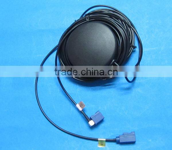 Combination GPS GSM Antenna with straight fakra / right angle