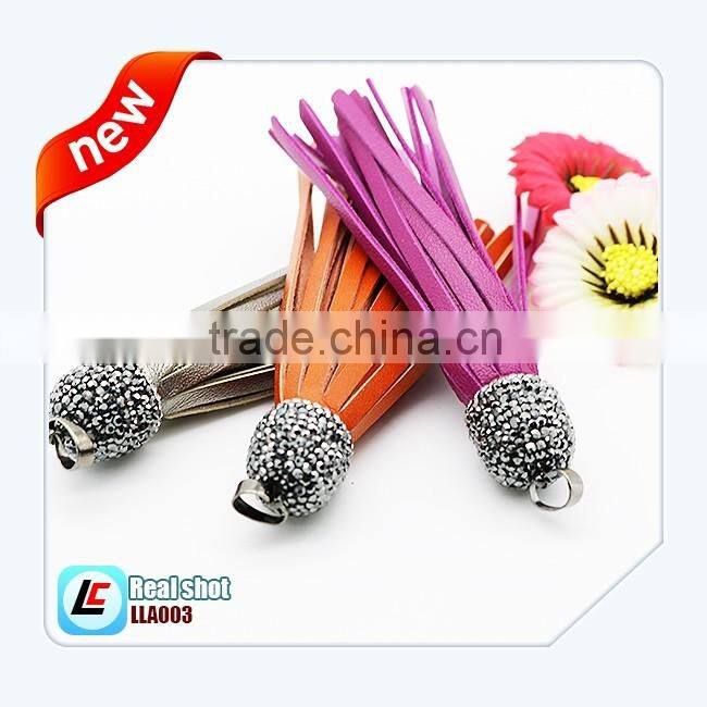 Custom Genuine Leather Tassels For Bag Decoration
