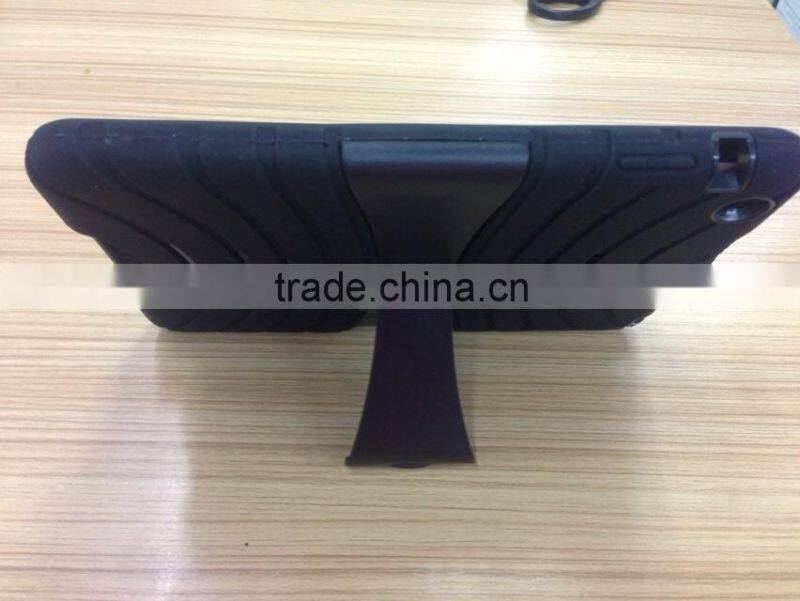 silicon with pc design for ipad mini case