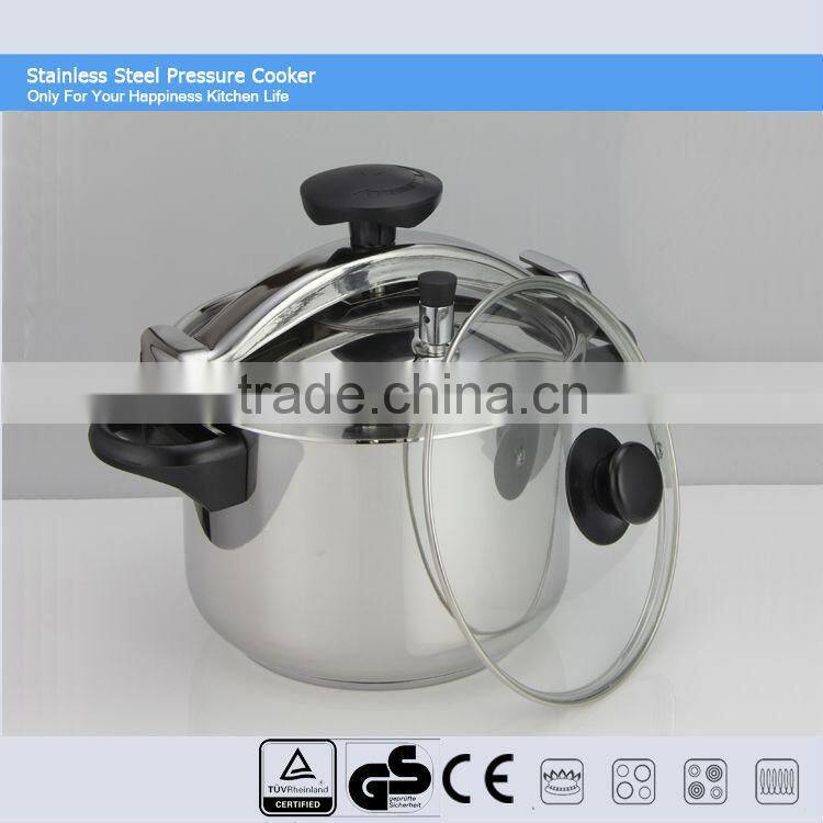 stainless steel french pressure cooker 100% safty guarantee CSB 22cm 6L, suitable to all stoves