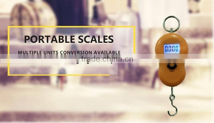 Easy Reading LCD Display Portable Travel Scales