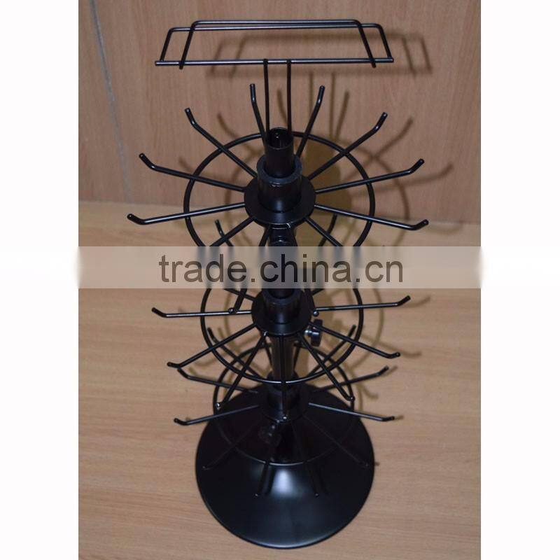 space saving 3 layers wire counter promotion rack